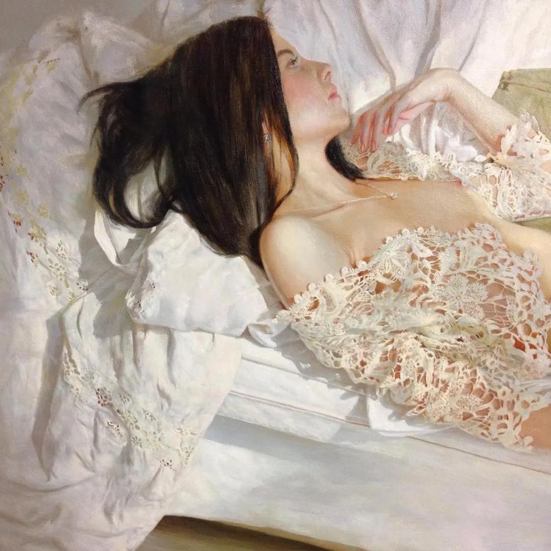 俄罗斯的女画家画的唯美油画,俄罗斯女画家油画视频