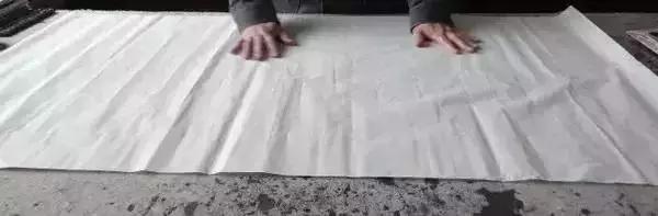 书法对联折纸方法图解,四个字书法折纸方法