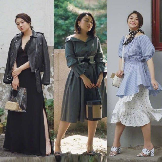 胖mm这几套搭配高级又显瘦，轻松变身气质女神