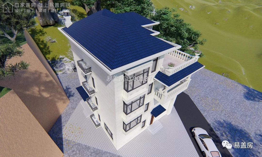 11.9m×12.2m,福建泉州豪华雅致的欧式别墅