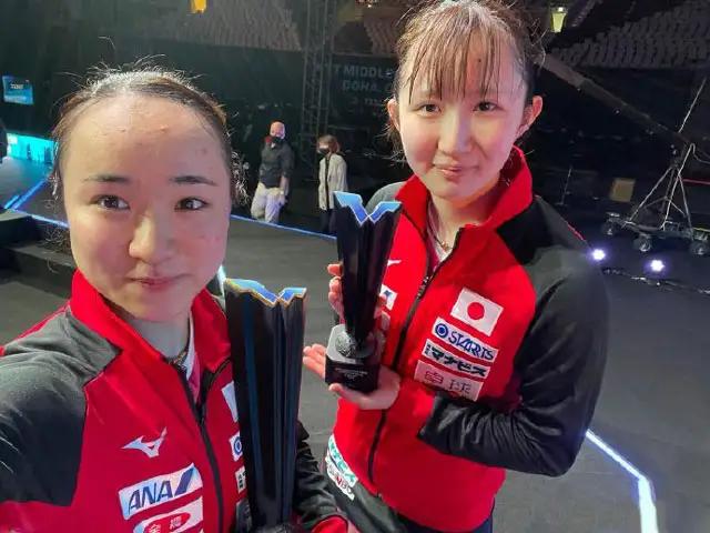 伊藤莎莎夺冠视频,伊藤美诚夺冠后打乒乓球
