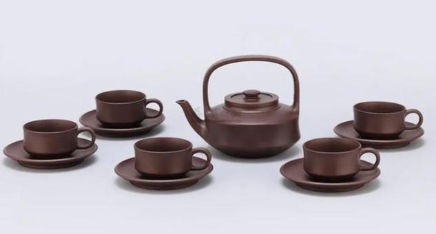 木瓜紫砂壶的魅力,男人拥有四把紫砂壶