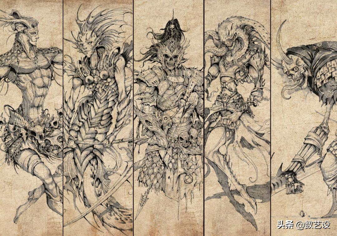 写实游戏人物角色设计,如何设计游戏漫画人物