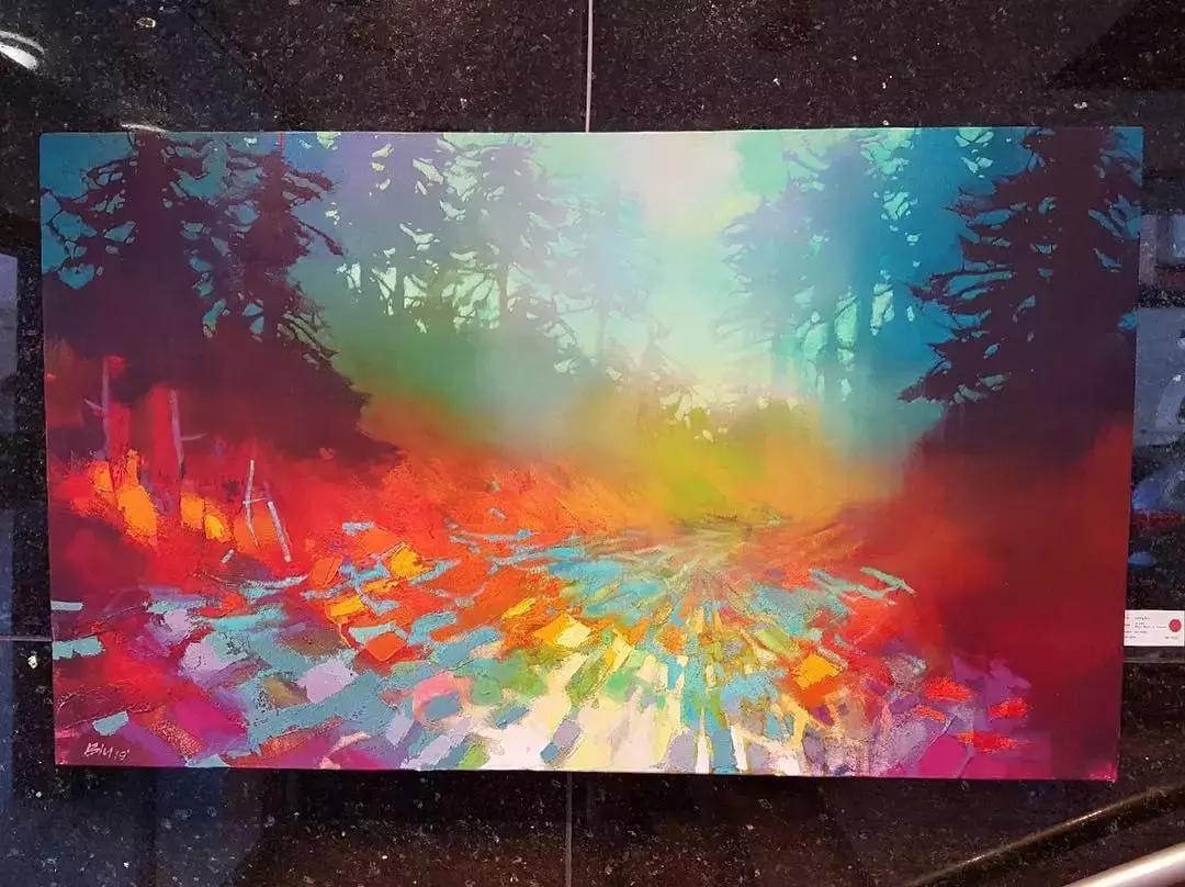 三个画家笔下的雪景,三位油画家的风景画