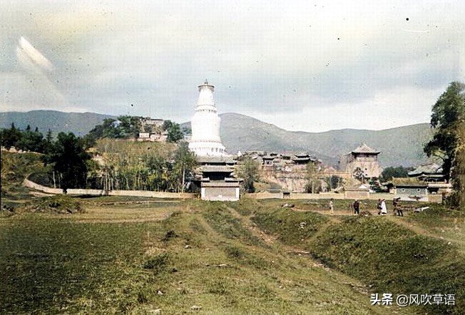 老照片1928年山西省五台山旧貌,忻州五台山影像