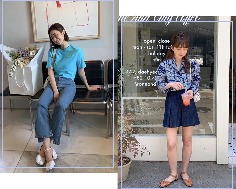 碎花婴儿蓝,婴儿蓝搭配