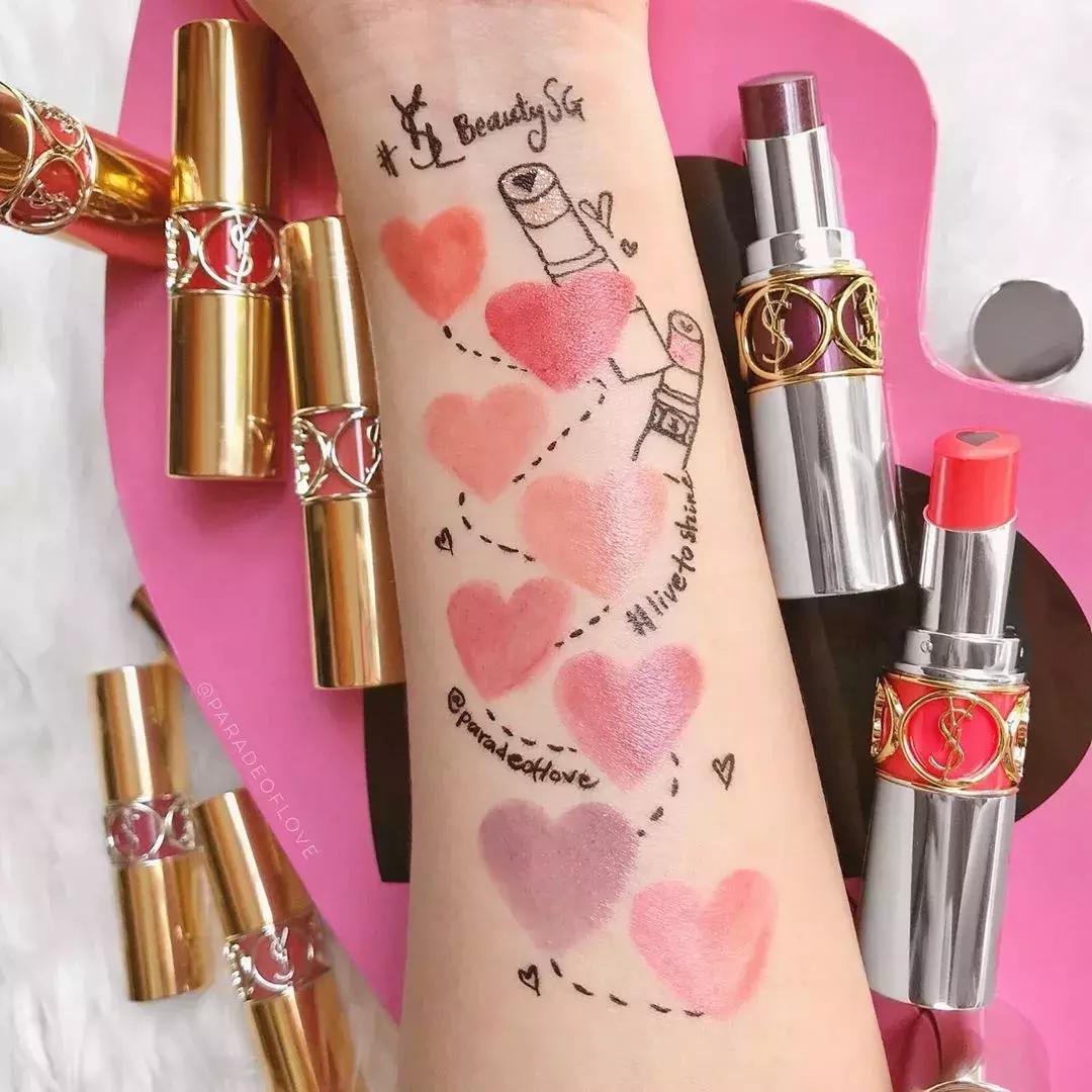 春夏新款口红试色,春夏口红色号大牌高级感十足口红