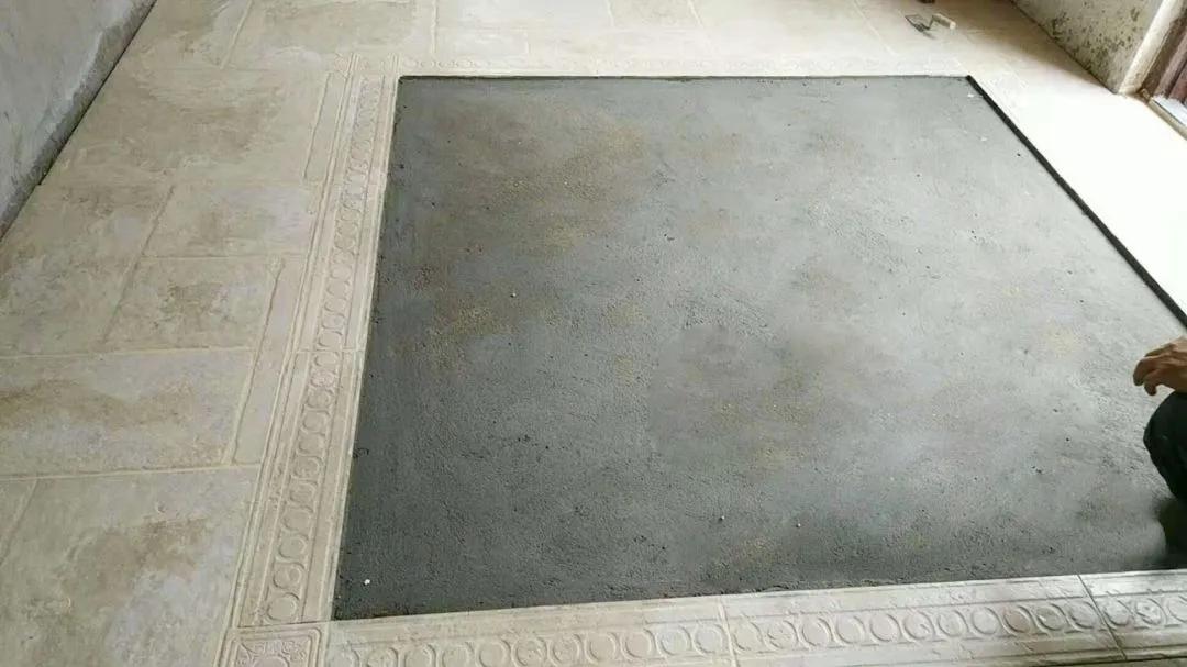 椭圆形石材马赛克拼花图案,河北地面马赛克水刀拼花施工安装