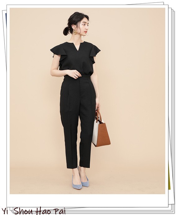 夏季亚麻宽松洋气7分裤,亚麻棉牛仔直筒裤穿搭