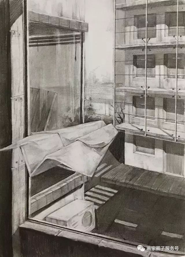 清华大学美术学院设计素描高分卷,清华学生校考素描作品