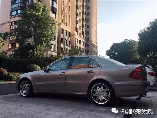 雪中的奔驰w211,向经典致敬奔驰w211