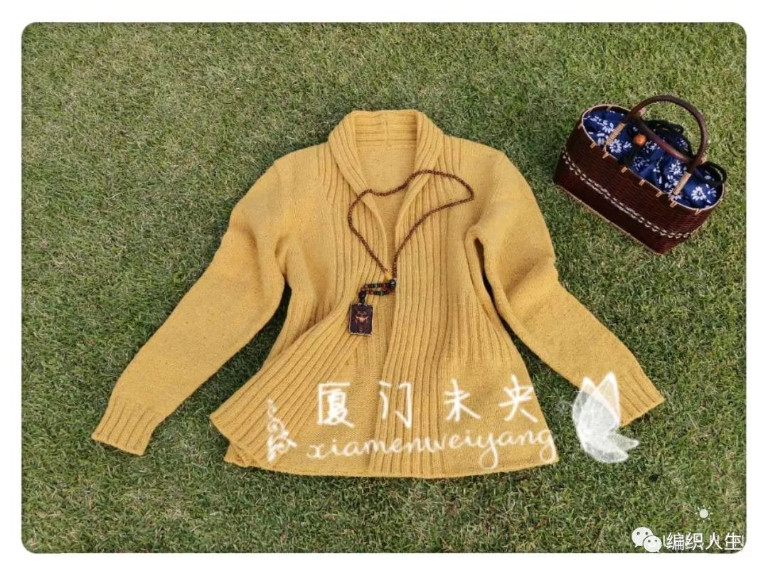 云绒毛线钩针外套教程,云叶开衫毛衣视频教程