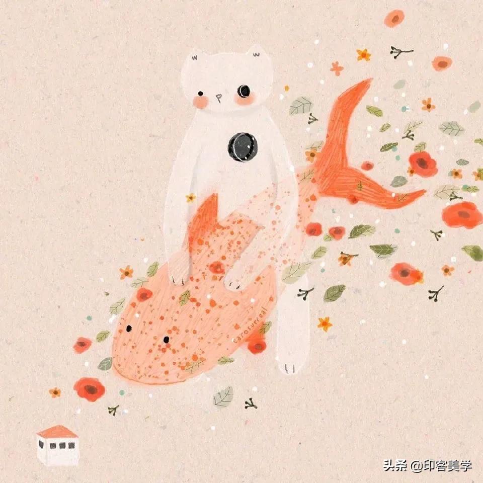 四季插画图片大全,100张唯美插画图