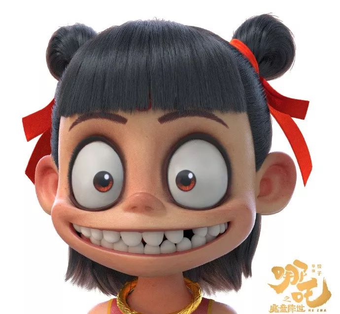 三岁的哪吒小爷有多潮？眼线腮红丸子头