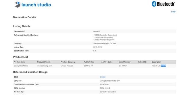 三星galaxys10+芯片,三星GalaxyS10Lite版本
