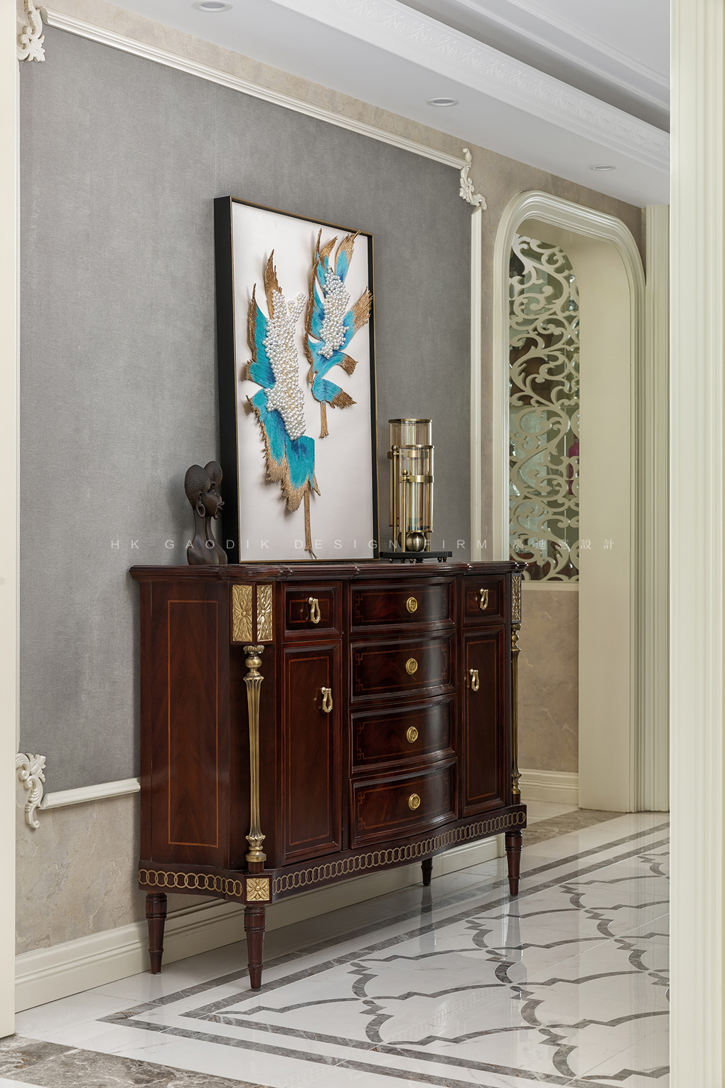 高迪愙实景|护墙板+石膏线，没有软装也超美！