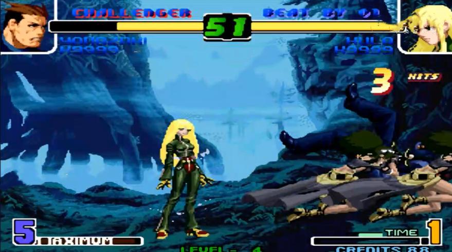 拳皇当年最神仙打架的版本，曾一度超越拳皇97，堪称小学生的最爱