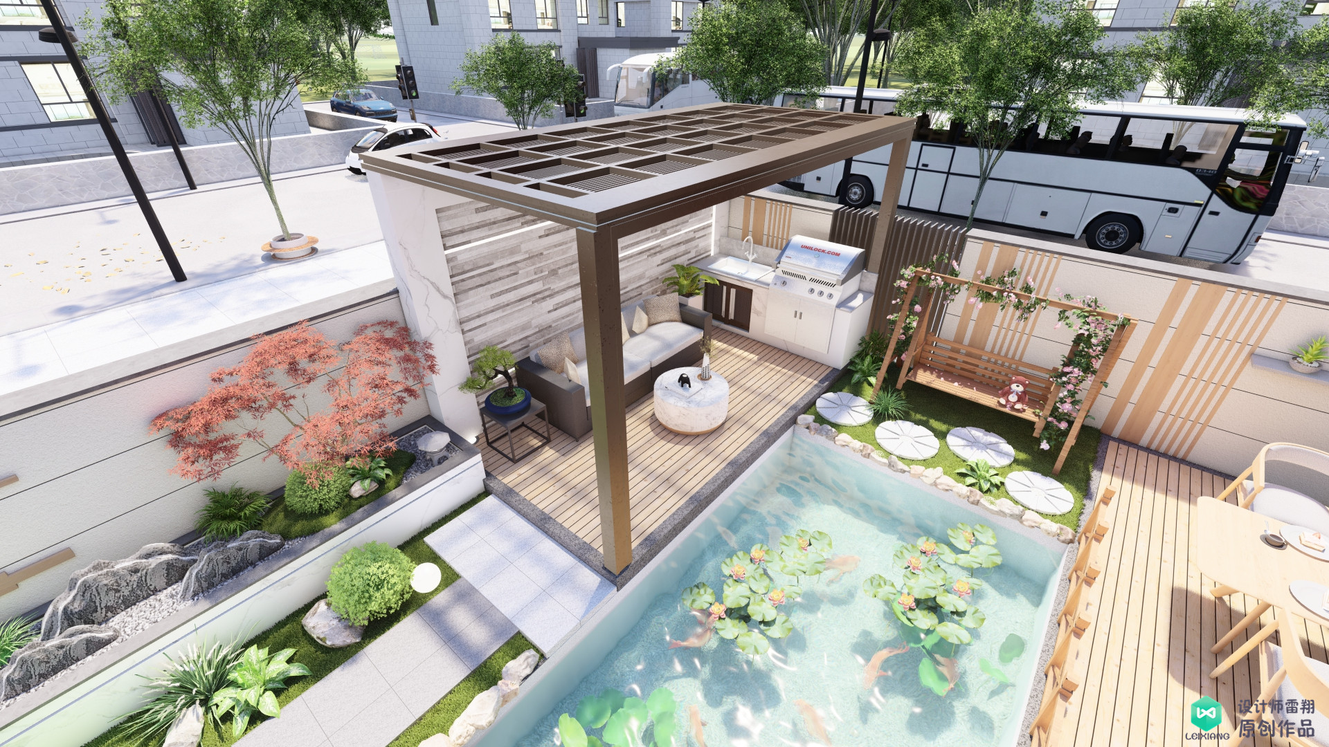 农村小院改造简单实用小花园,家庭小院小花园改造