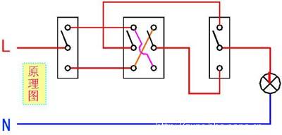 浴室的联动开关,联动开关的接法