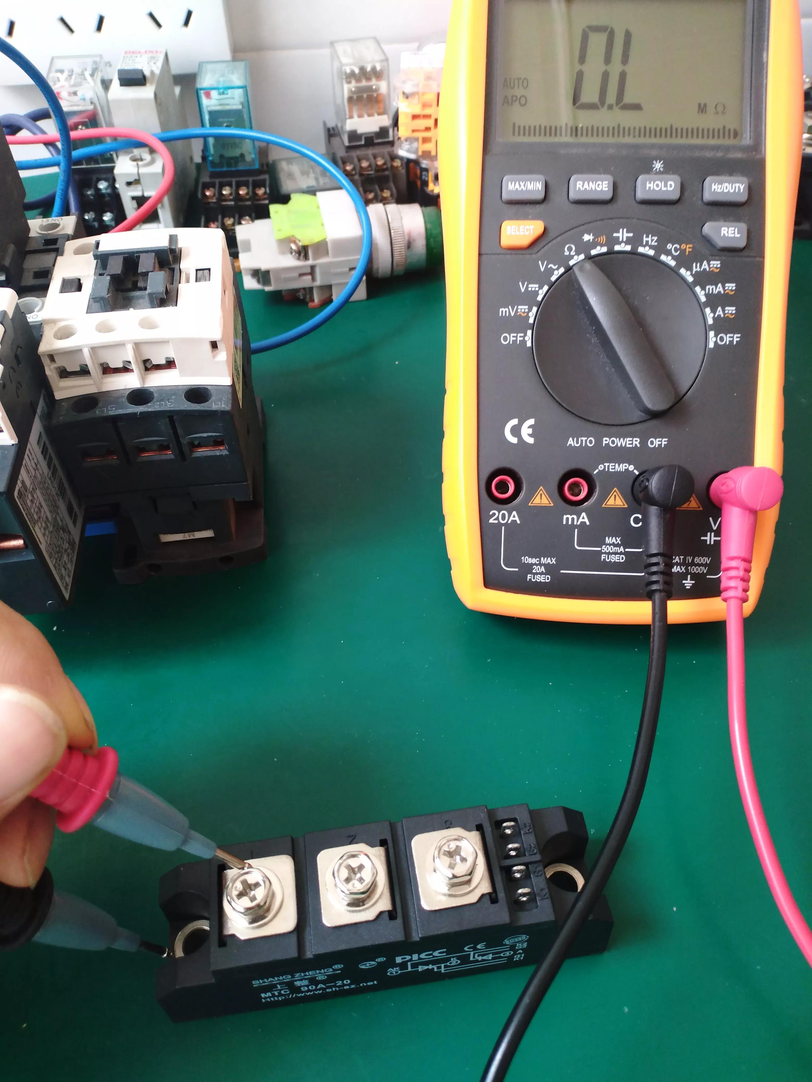 mtc可控硅1600v怎么测量好坏,三相可控硅整流模块如何测量好坏