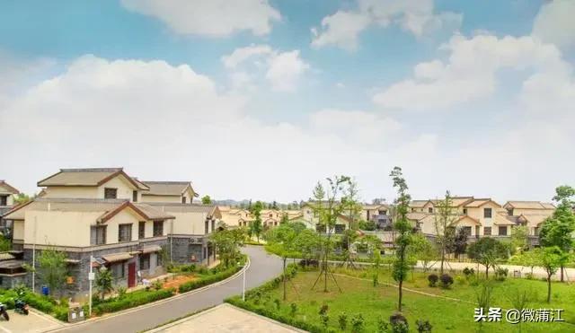 蒲江乡村风光,四川十大贫困县蒲江