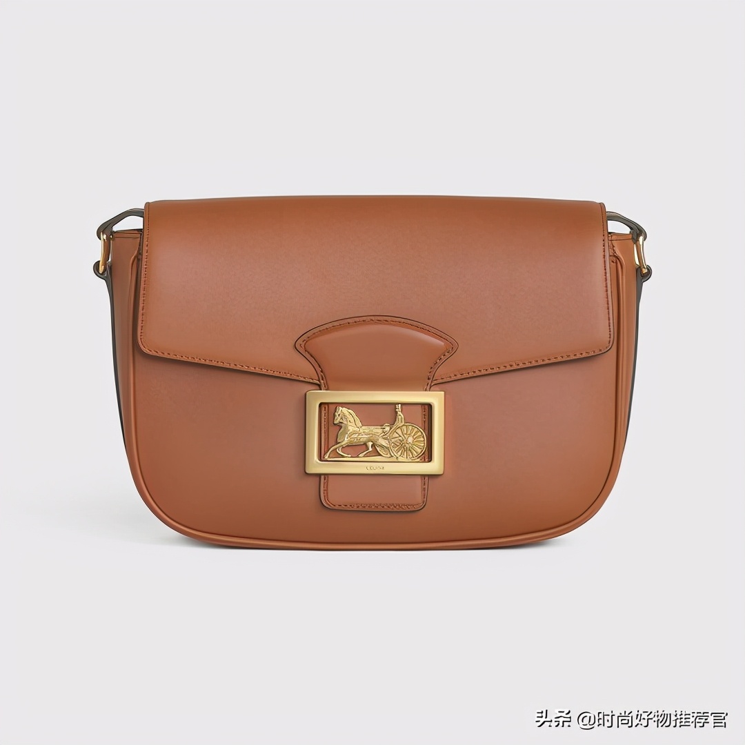 celine标志印花横款手袋,celine新款牛皮革手袋