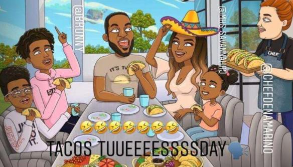 詹姆斯被侵权?有商家用他的名字和形象宣传Taco,不少球迷购买