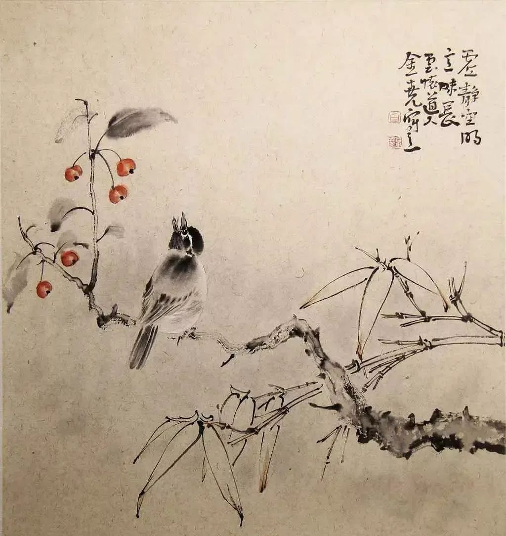 素朴的一花一草、精巧的一鸟一雀