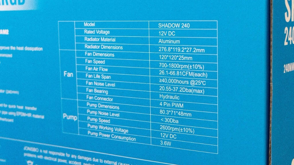 乔思伯240水冷散热器安装,乔思伯240shadow评测