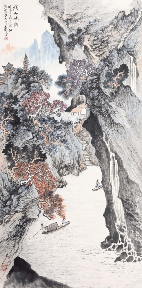 郑午昌花鸟,丝鬓散人郑午昌百幅绘画作品赏析