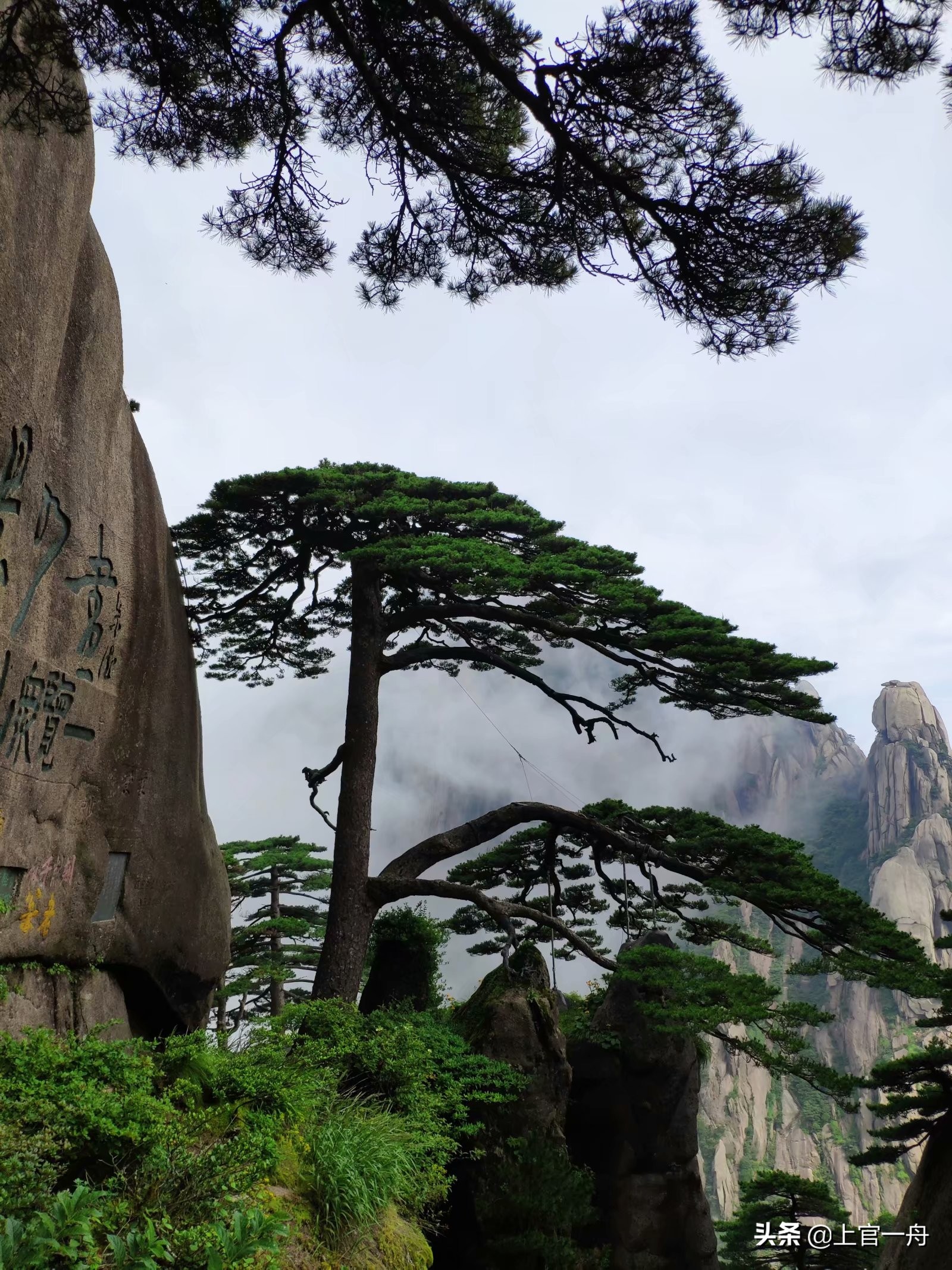 黄山的壮丽景色令人叹为观止,领略一次黄山的壮阔