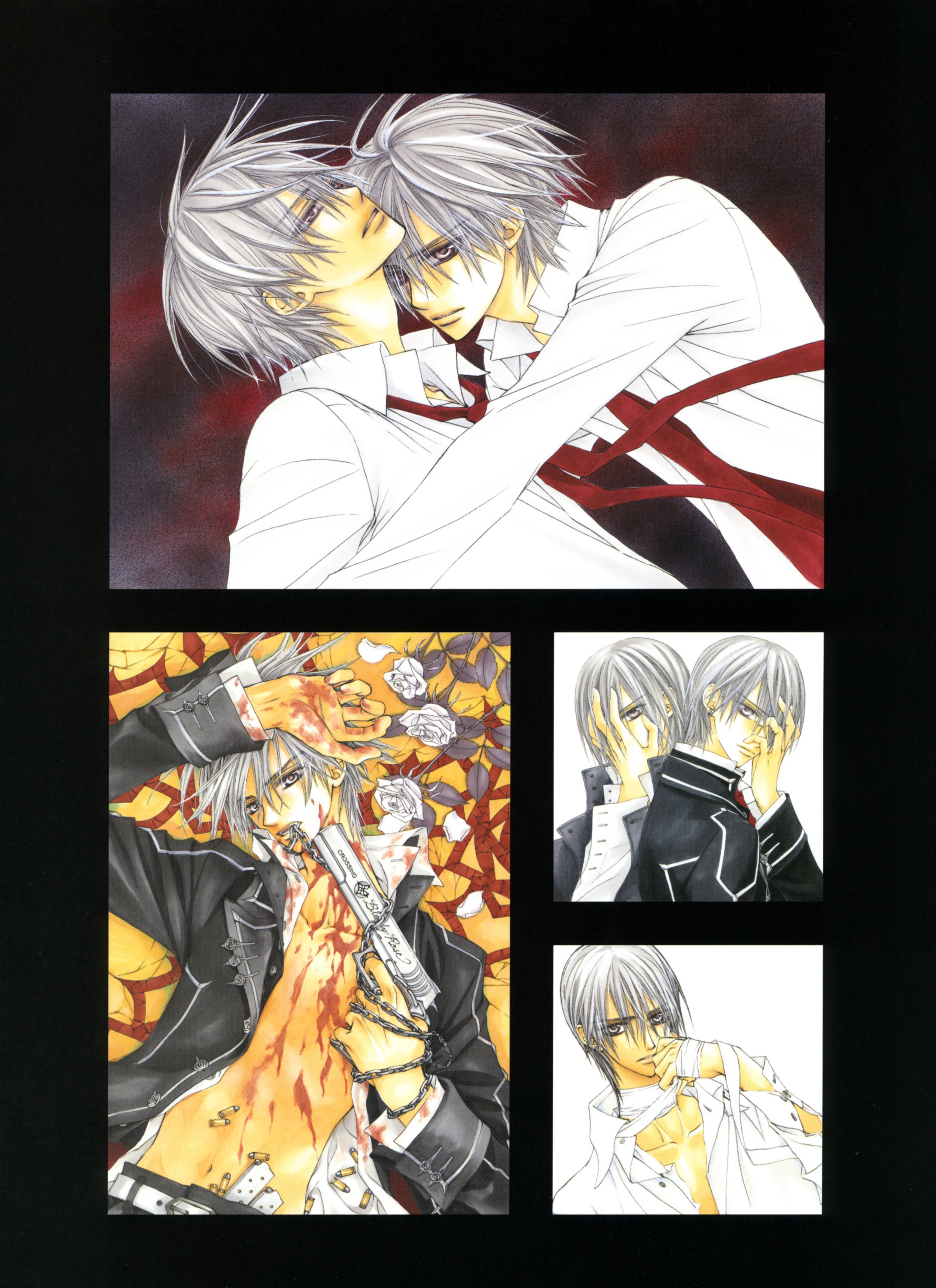 有关帅气吸血鬼的漫画图片,画风超精致的日本吸血鬼漫画