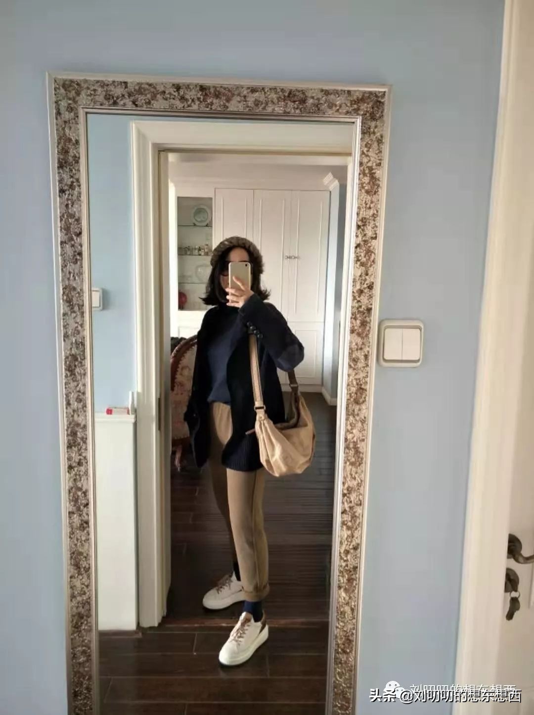 羊绒衫穿搭技巧秋冬,休闲装搭配冬款