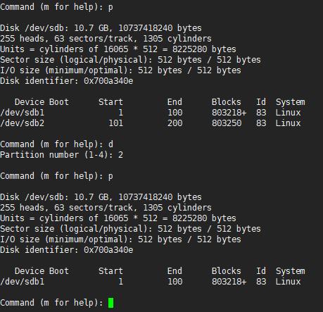 linux怎么用fdisk调整分区大小,linux怎么用fdisk修改分区类型