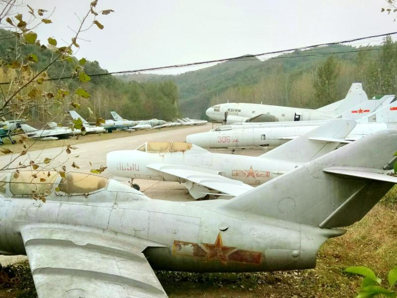 世界上最大的飞机坟场暂被使用,亚洲最大飞机坟场素材
