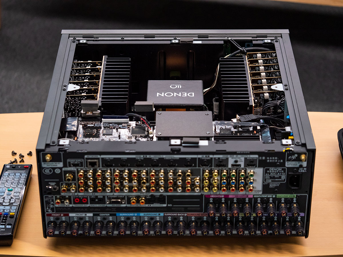 天龙avc-a110功放评测,天龙avc-a110拆解