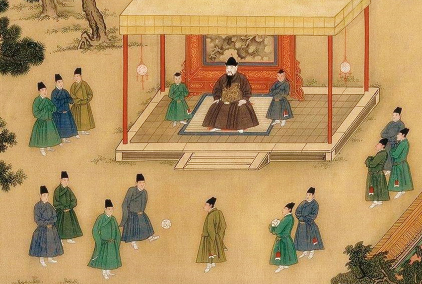 中国古代足球是为了军事吗,古代中国足球玩的好不