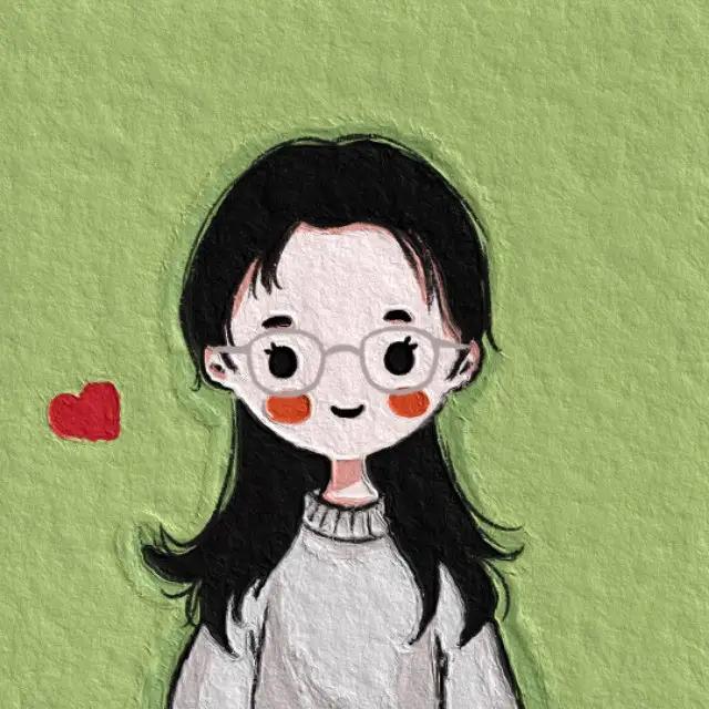 油画卡通头像男,微信头像女卡通呆萌动画