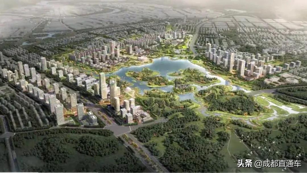 天府新区与东部新区交界,天府新区成都东部新区