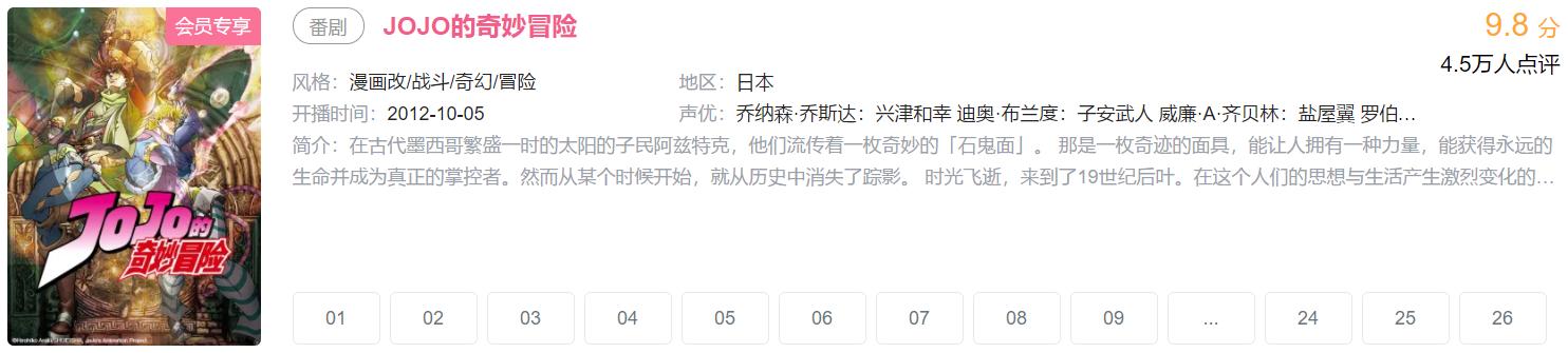 我的追剧历程,动漫追番1-4季