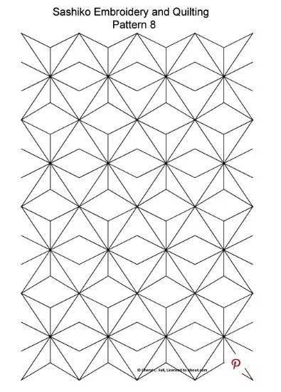 刺子绣基础教程,最简单的刺子绣教程