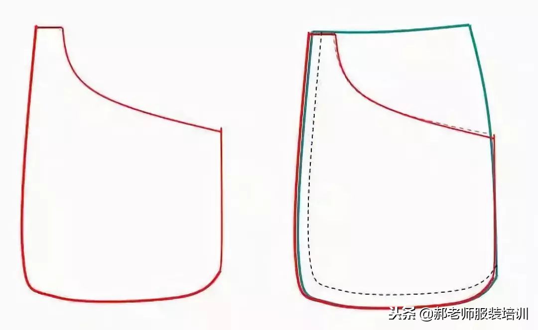 140-150儿童裤子裁剪图,各种女裤裁剪过程