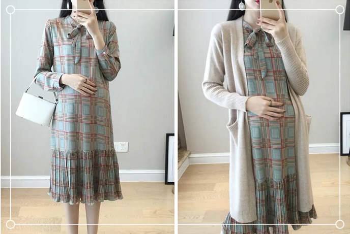 适合孕妇穿的秋款时尚套装原来孕妇也可以这么潮这么美！