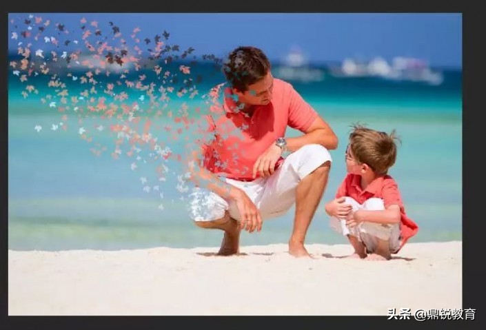 ps怎么打散人物,ps打散颗粒效果