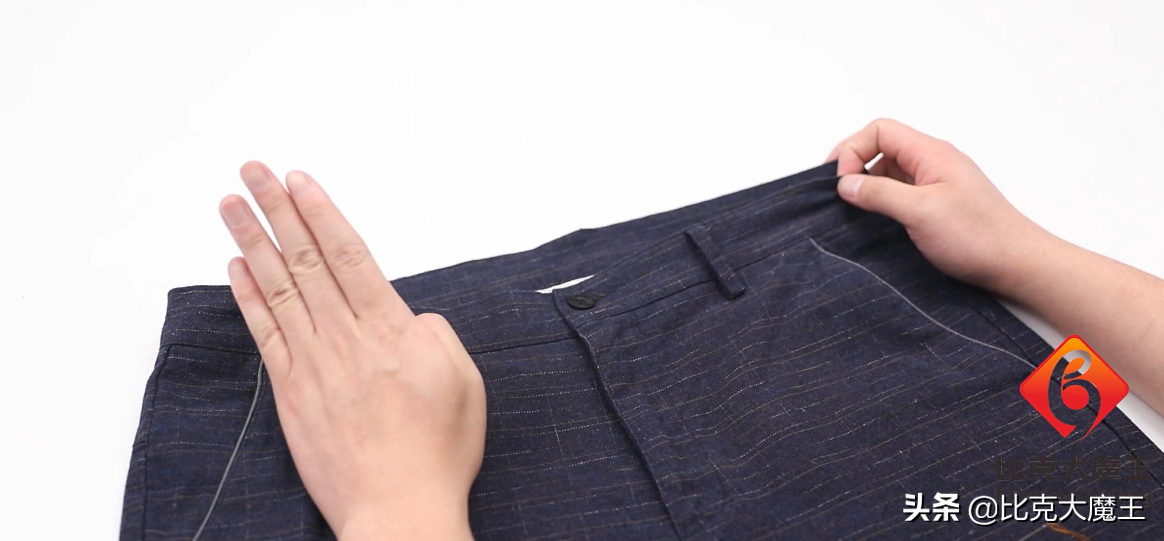 裤子收腰小妙招不用改,裤子裤腰大了怎么收小点