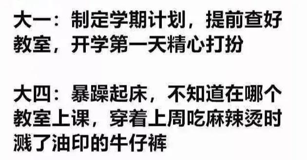 过于真实！大一和大四的区别，你被内涵到了吗？