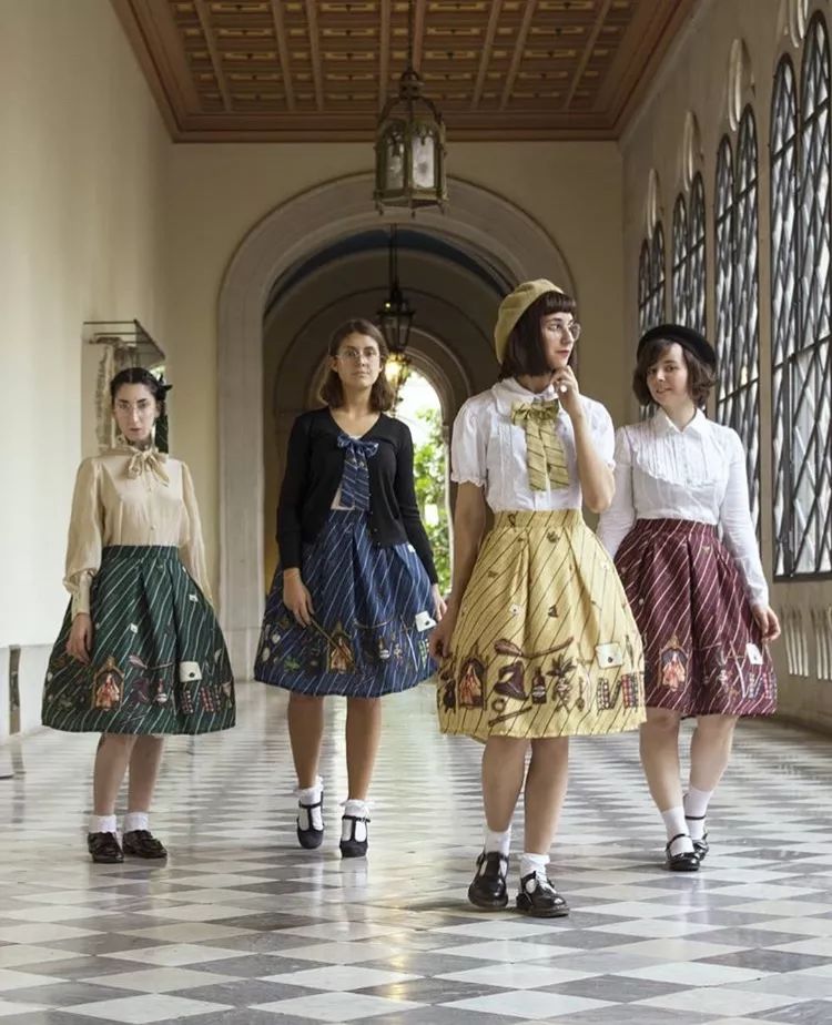 洛丽塔复古洋装,法式洋装洛丽塔