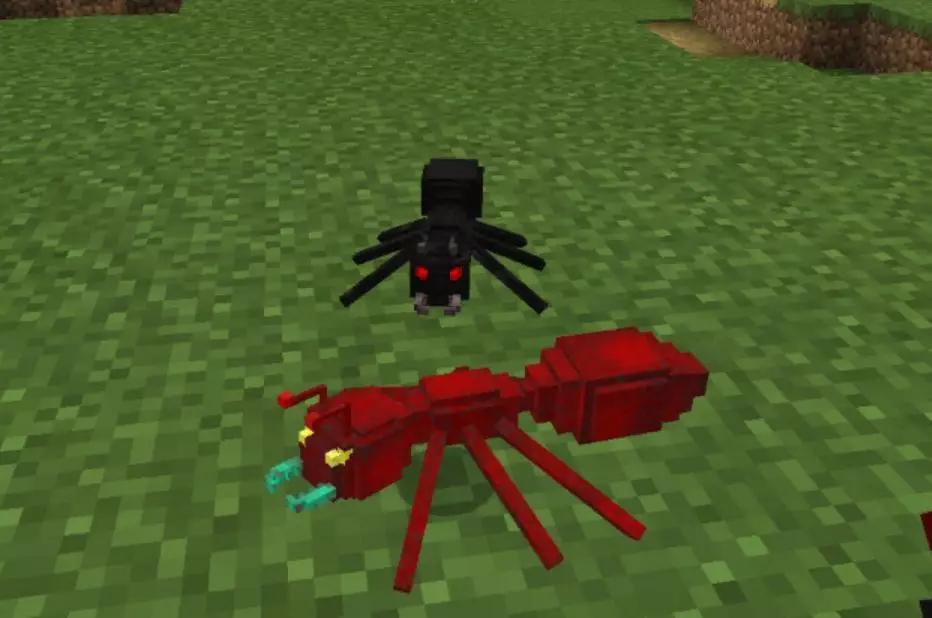 我的世界四条手臂的未知生物,我的世界更精致的萌化怪物蜘蛛