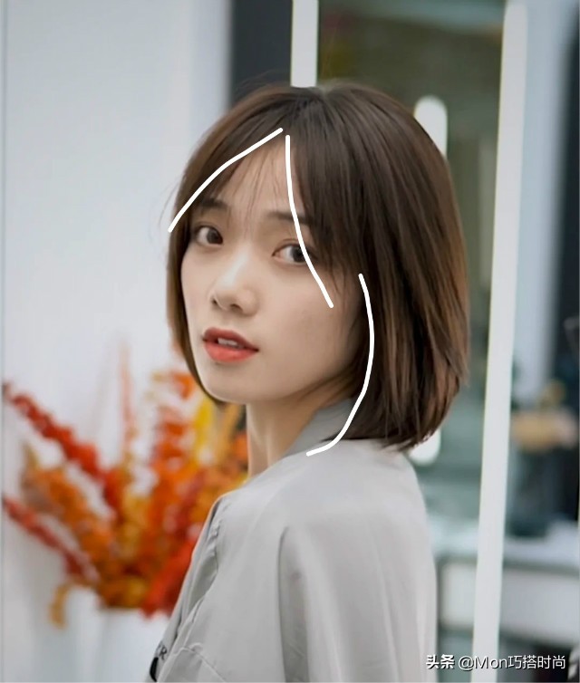 脸大脸圆适合剪短发吗,脸大头发细软还少的适合剪短发吗