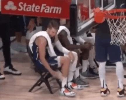 就你叫东契奇啊？乔治反弹砍35分，鱼竿送你了